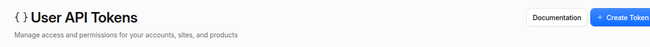 Cloudflare 後台 My Profile 的 API Tokens 頁面：點 Create Token 建立 muse ai 部署用 Token